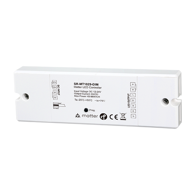 Контролер-приймач SR-MT1029-DIM Matter+ZigBee (17834) Контролер-приймач SR-MT1029-DIM Matter+ZigBee (17834)