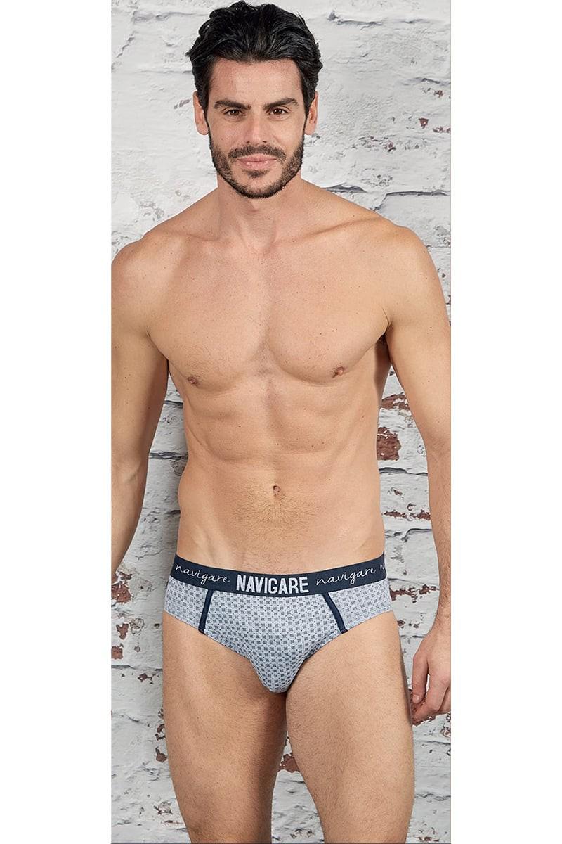 Трусы слип Navigare р. 48/M Серый (57199) Трусы слип Navigare р. 48/M Серый (57199)