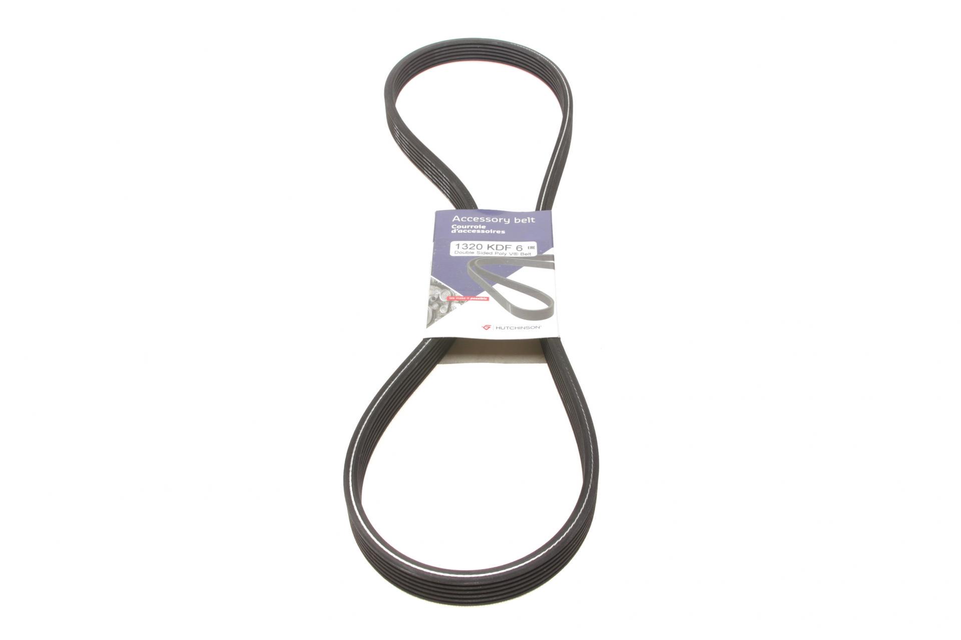 Ремень генератора HUTCHINSON VW T5 3.2 V6 03-09 1320 KDF 6 Ремень генератора HUTCHINSON VW T5 3.2 V6 03-09 1320 KDF 6