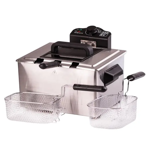 Фритюрница Sokany WJ-801 с защитой от перегрева 5 л