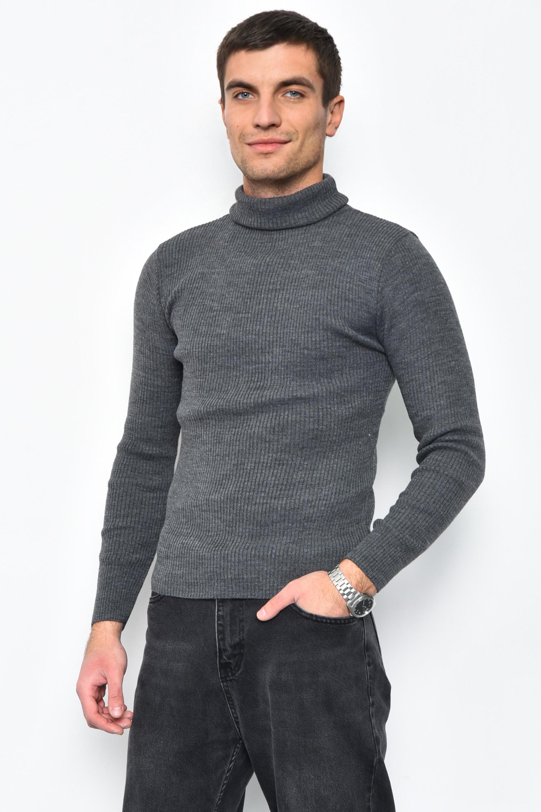 Гольф мужской акриловый S Темно-серый (169937) Гольф мужской акриловый S Темно-серый (169937)