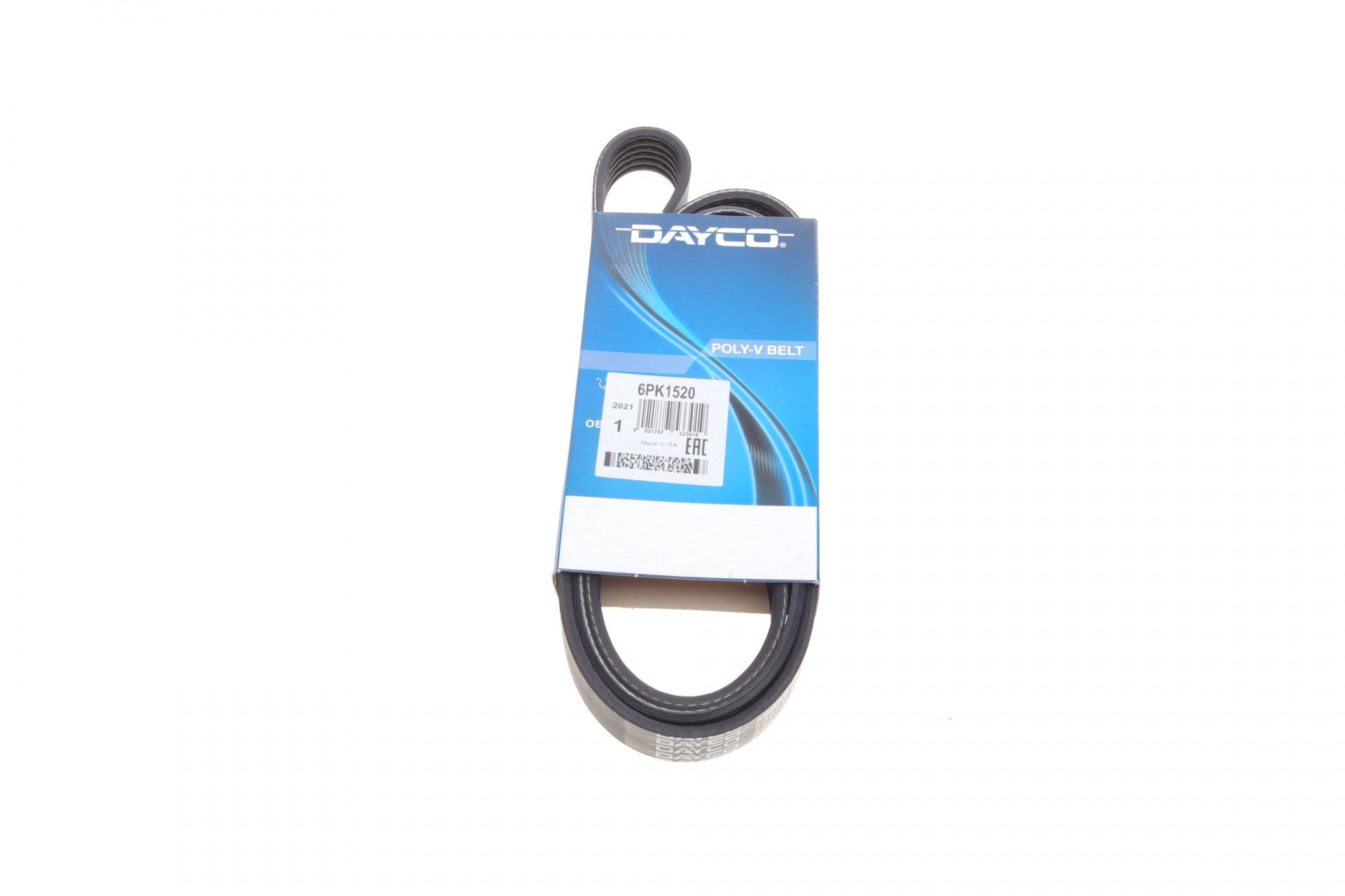 Ремень генератора DAYCO для Ford Focus 1.8 TDCi 05-12/Skoda Octavia 1.4 i 99-01 (6PK1520)