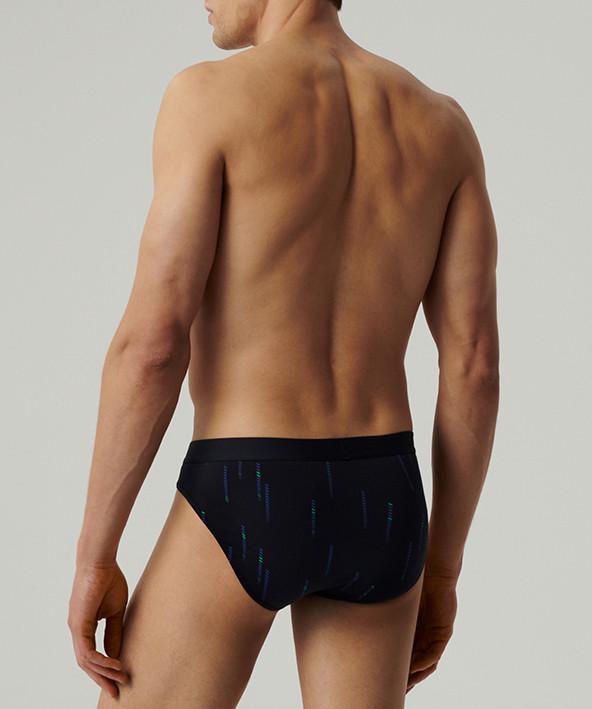 Набор трусов-брифов мужских хлопковых Atlantic 3MP-193 с нашивной резинкой 3 шт. XXL Темно-синий/Зеленый (2596973249) - фото 3 Набор трусов-брифов мужских хлопковых Atlantic 3MP-193 с нашивной резинкой 3 шт. XXL Темно-синий/Зеленый (2596973249) - фото 3