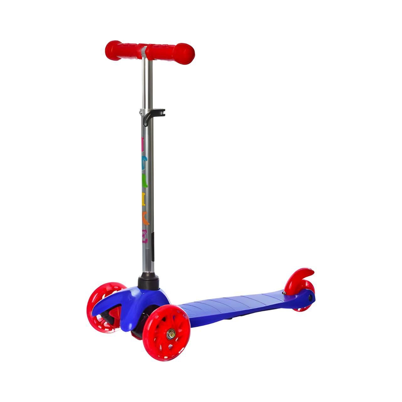 Самокат детский складной BB 3-013-4-C-DBL PU колеса регулируемый руль Синий (24643416)