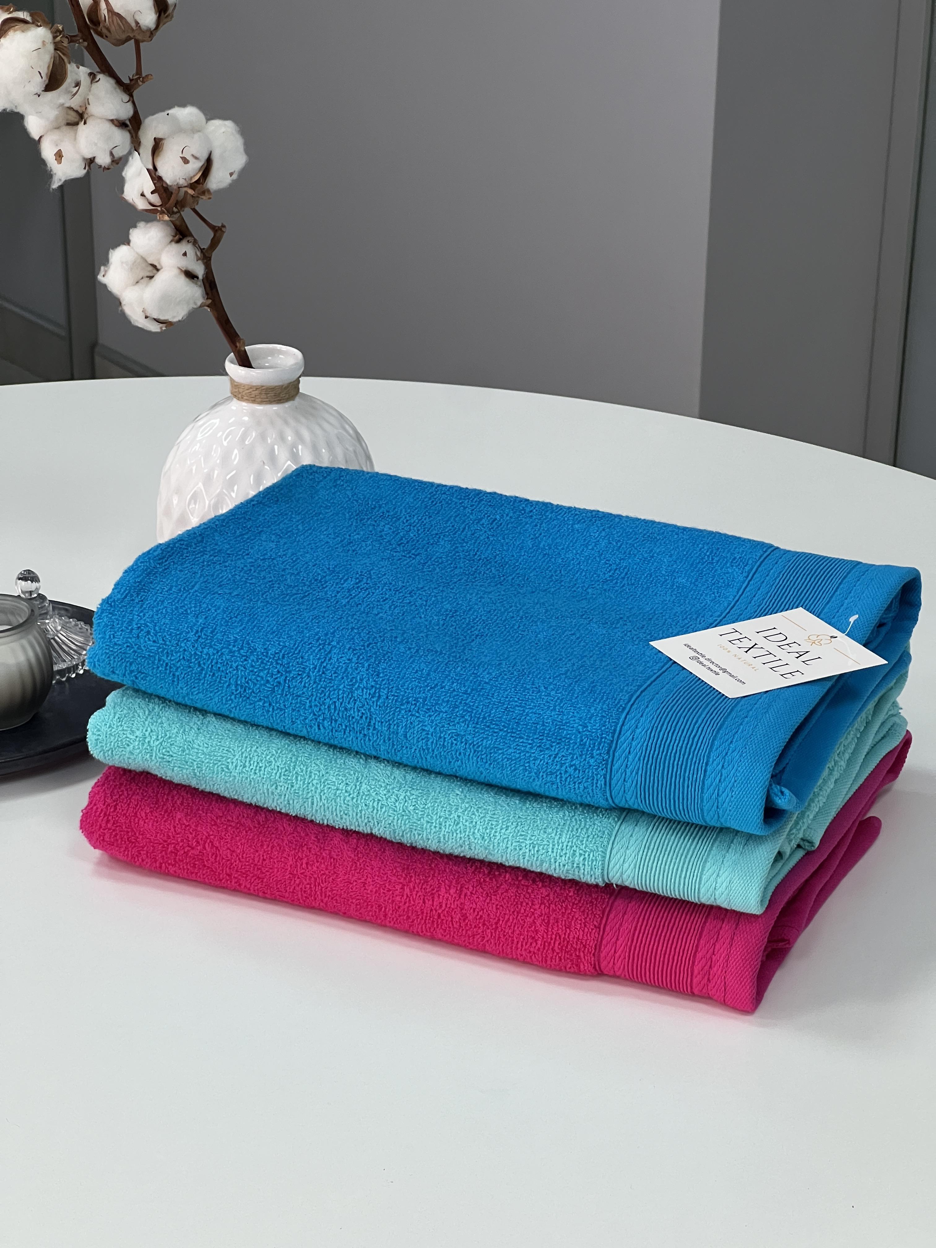 Рушник махровий з бордюром 400г/м2 100х150 см Морський (9900219) - фото 5 Рушник махровий з бордюром 400г/м2 100х150 см Морський (9900219) - фото 5