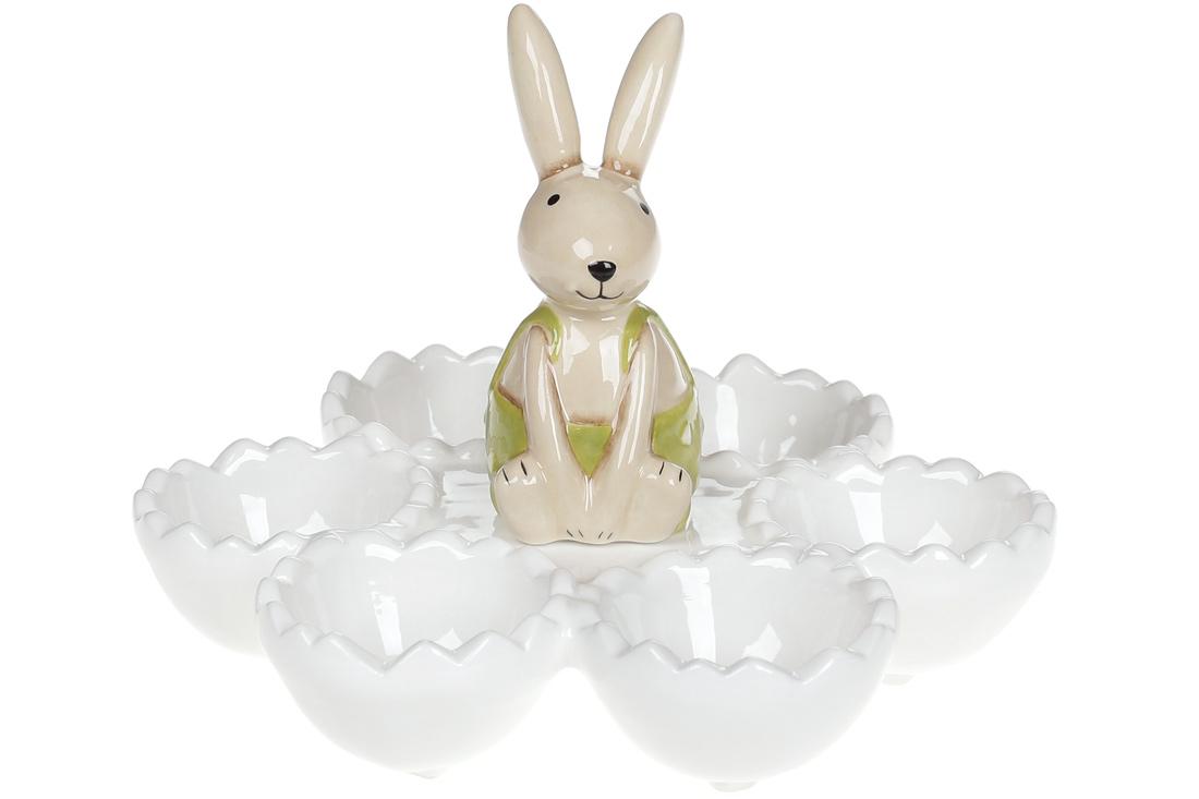 Подставка для яиц керамическая BonaDi Милый Зайка (834-871) - фото 2
