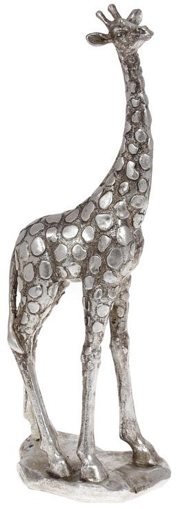 Декоративная статуэтка Жираф 12,5х8,2х35,5 см полистоун Стальной (BD-450-890)