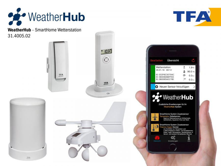 Метеостанция для смартфона TFA WeatherHub 31400502 - фото 5