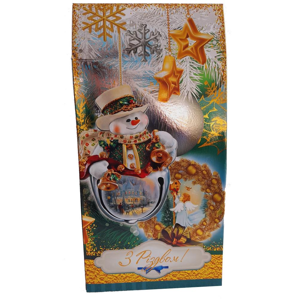 Новогодняя коробка Мешочек/Снеговички 1500 г 20 шт. (6788)
