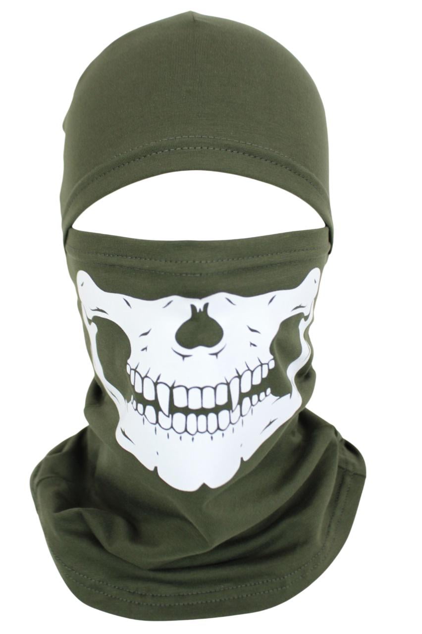 Балаклава летняя МК с принтом Череп Олива (3595127) Балаклава летняя МК с принтом Череп Олива (3595127)