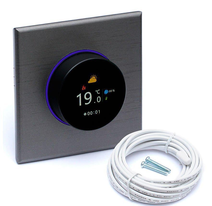 Терморегулятор программированный Heat Plus BHT-6000-S Wi-Fi Серый (7191) - фото 4 Терморегулятор программированный Heat Plus BHT-6000-S Wi-Fi Серый (7191) - фото 4