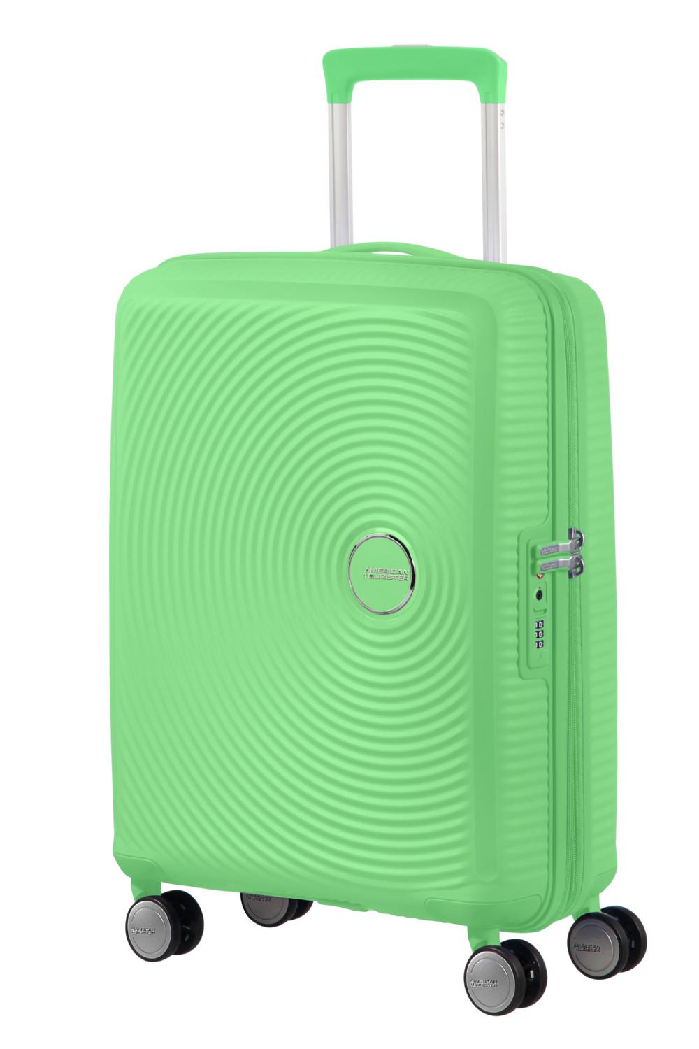 Чемодан с расширением American Tourister Soundbox 55x40x20/23 см Зеленый (32G-44001) - фото 4