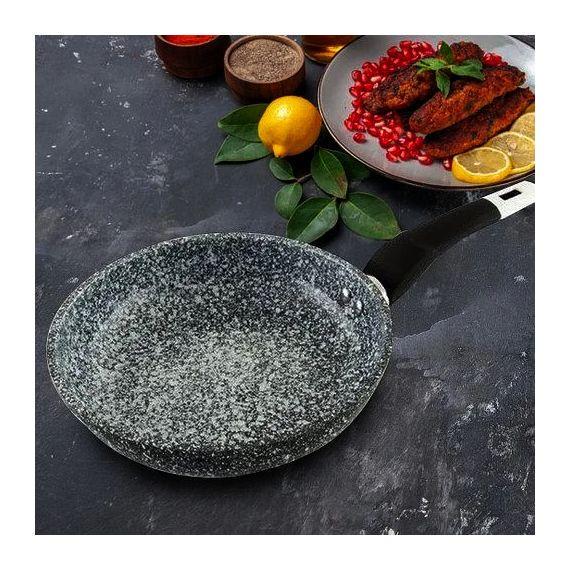 Сковорода антипригарна без кришки Unique UN-5104-24 24 см (203294) - фото 4