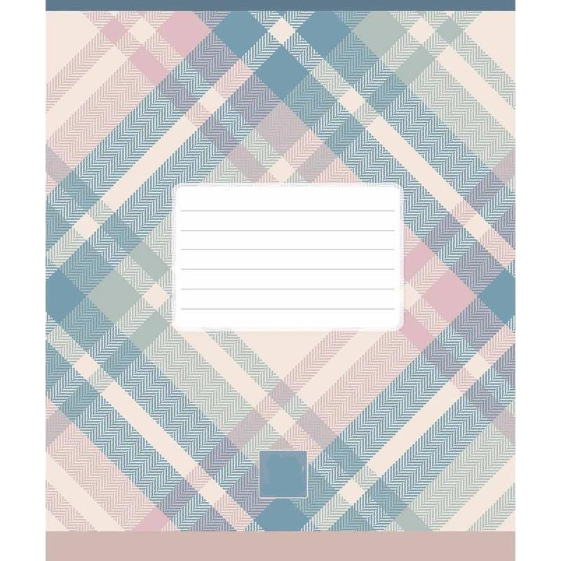 Шкільний зошит Plaid pattern 024-3345K-3 в клітинку 24 аркуша (RLT43303)