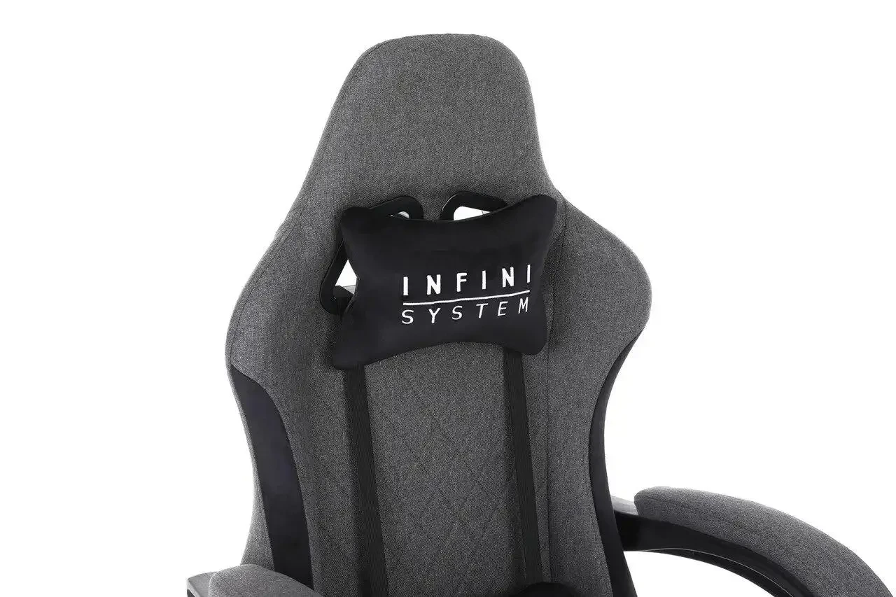 Игровое кресло INFINI SYSTE ткань Серый (INFINI_SYSTEM _GRAY) - фото 7 Игровое кресло INFINI SYSTE ткань Серый (INFINI_SYSTEM _GRAY) - фото 7