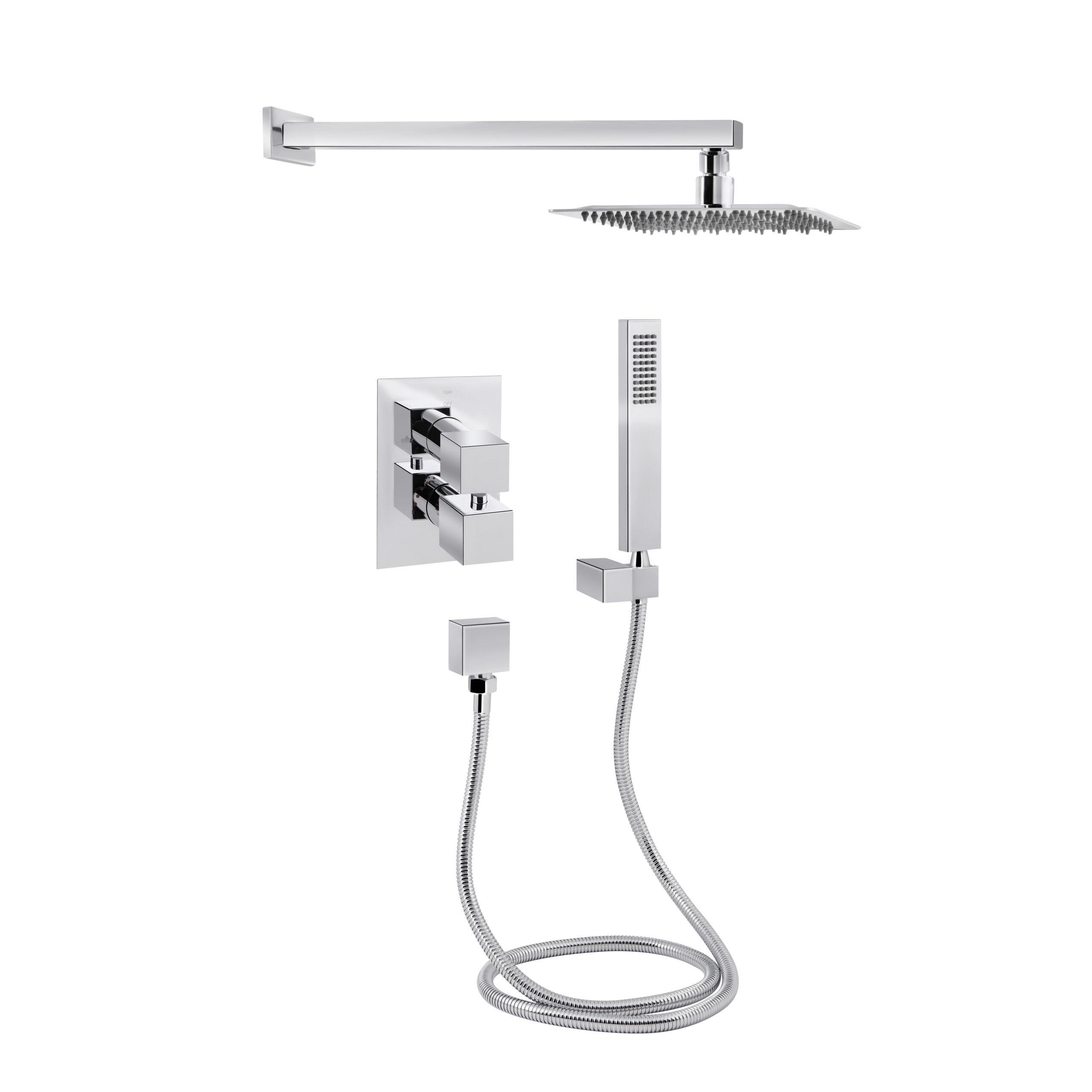 Система душова прихованого монтажу Qtap Aqauarius 65T103NGC QTAQA65T103NGC термостатична (SD00047511)