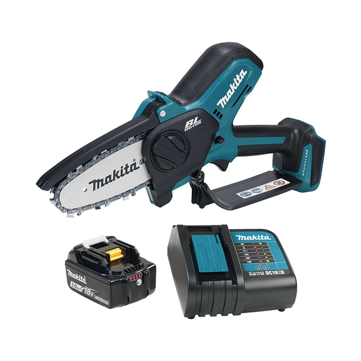 Пила цепная аккумуляторная Makita DUC101SF 10 см 8 м/с 320 Вт BL LXT