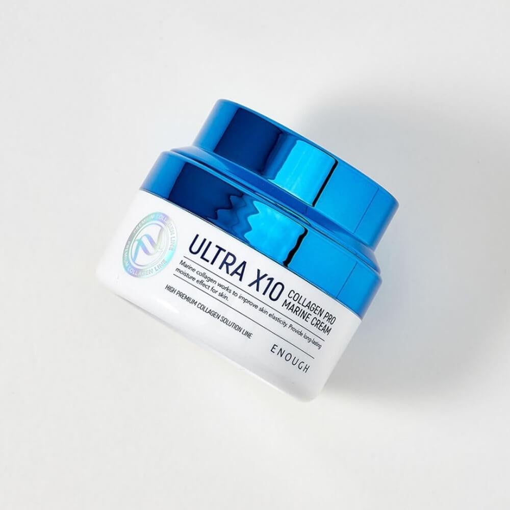 Крем для лица увлажняющий Enough Ultra X10 Collagen Pro Marine Cream с коллагеном 50 мл (2300673564) - фото 6