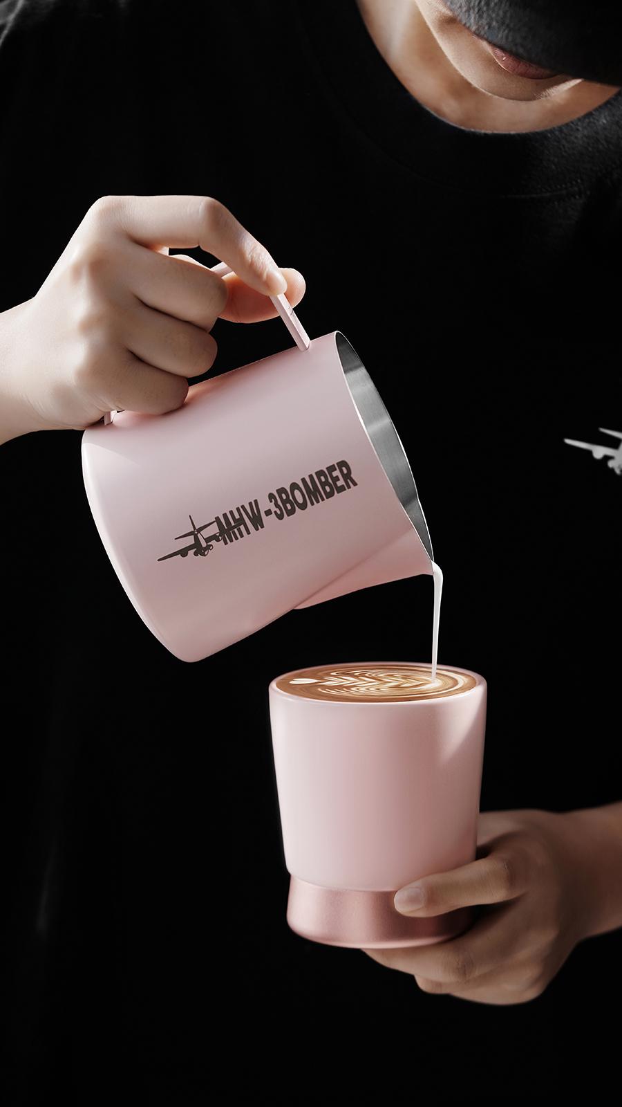 Чашка для кофе MHW-3BOMBER Cera Series Ceramic Cup 240 мл Розовый (CS6104P-OS) - фото 3