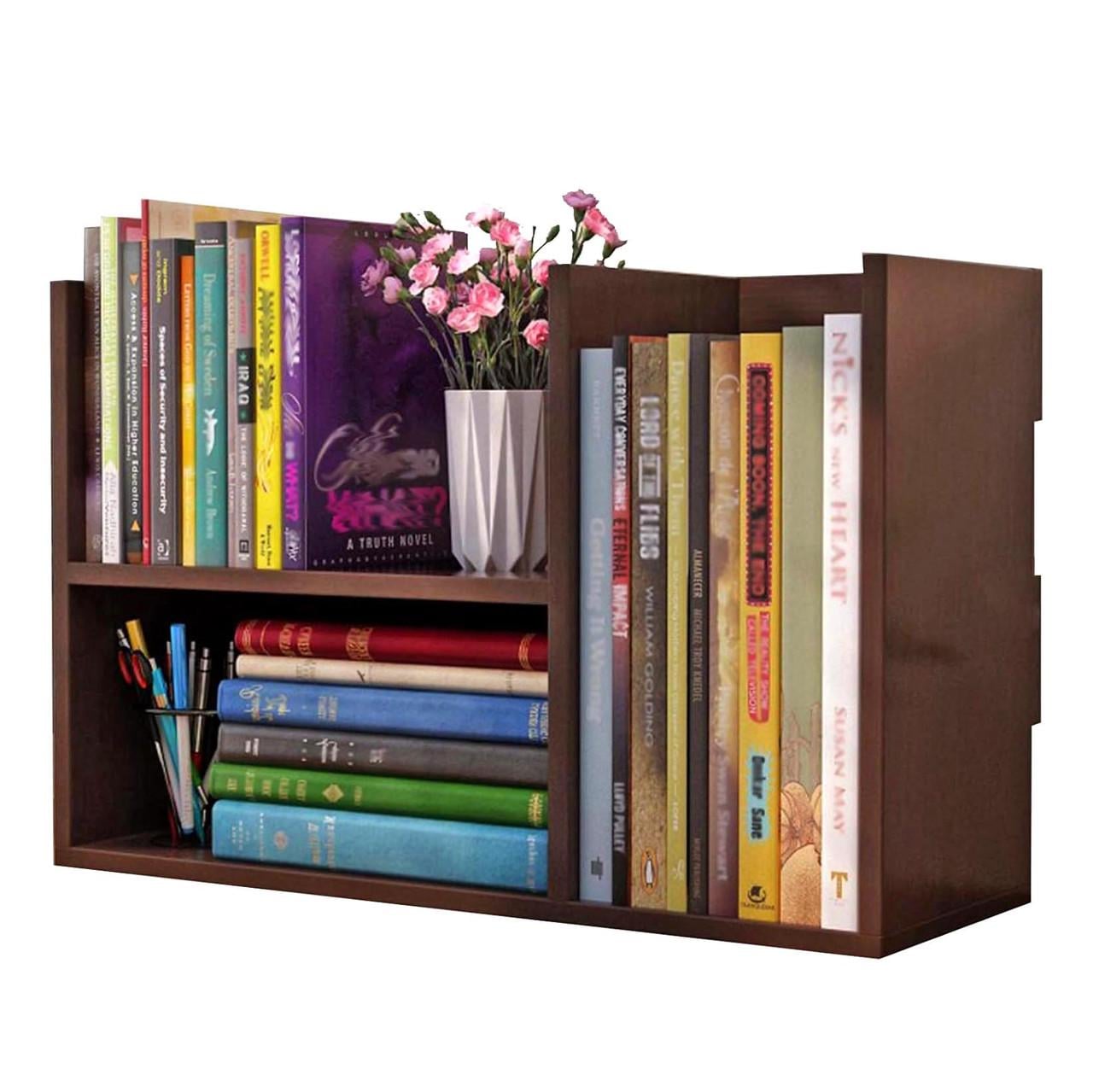 Полка книжная настольная из дерева Варияно Робуста (КПА-016636)