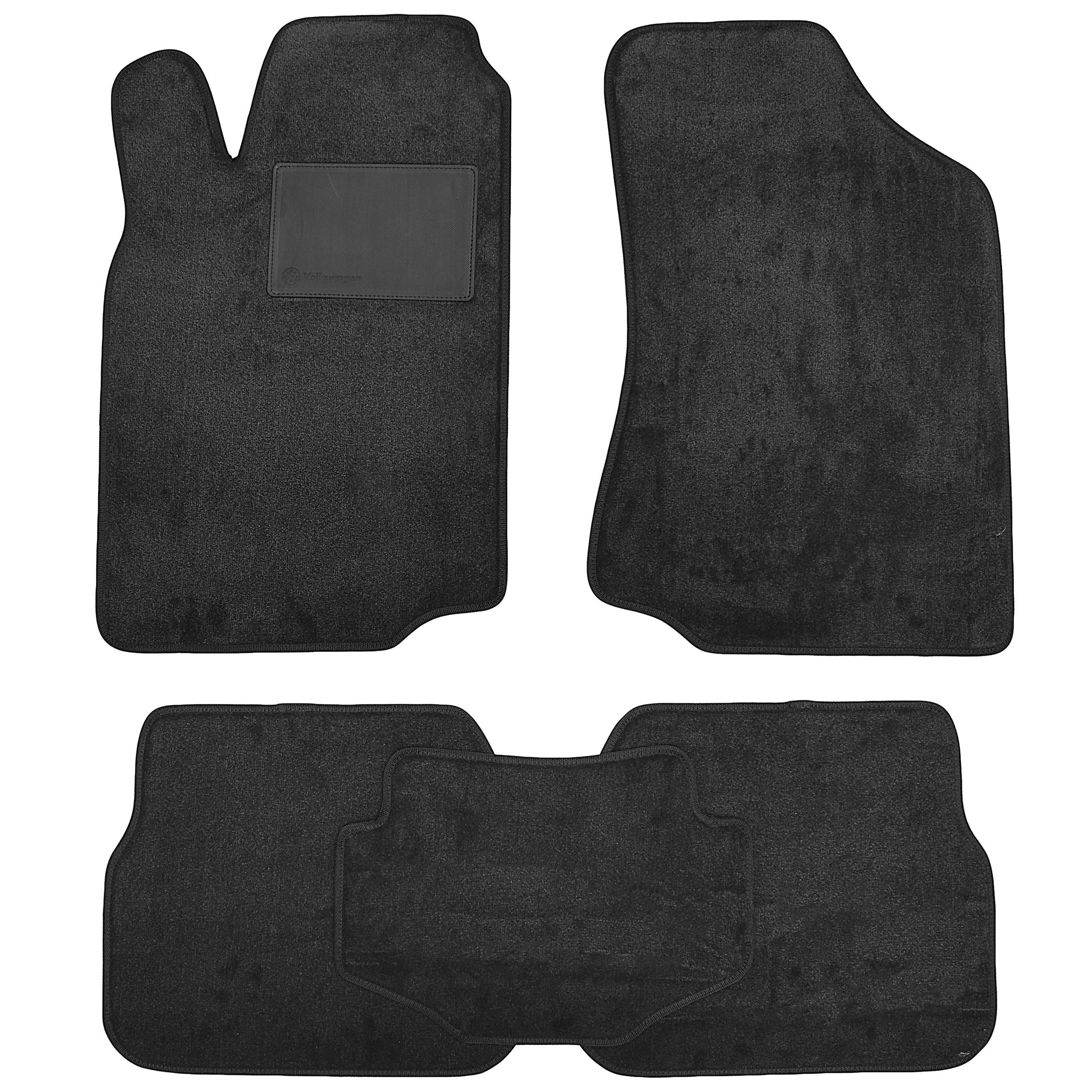 Коврики в салон для Volkswagen Passat B3/B4 '88-96 текстильные Черный (165588)