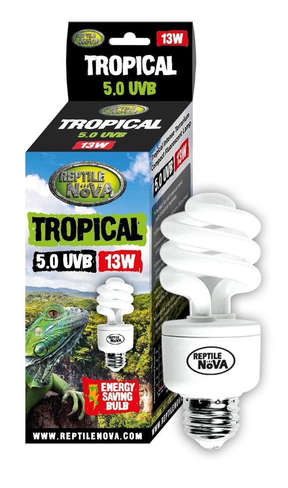 Люмінесцентна лампа Reptile Nova UVB-13W-5.0-TROPICAL