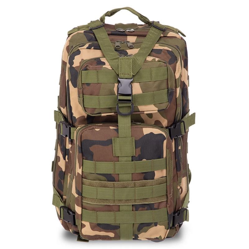 Рюкзак рейдовый SP-Sport 50х28х25 см 35 л Камуфляж Woodland (ZK-5509) - фото 2