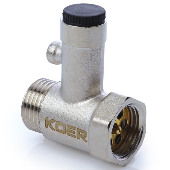 Предохранительный клапан для бойлера KOER KR2674 1/2" 6 бар (80828)