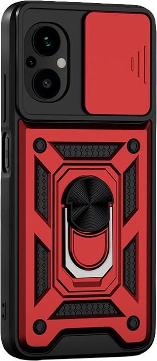 Чехол с защитой камеры 3DGuard Xiaomi Poco M5 Red (32488-2D)