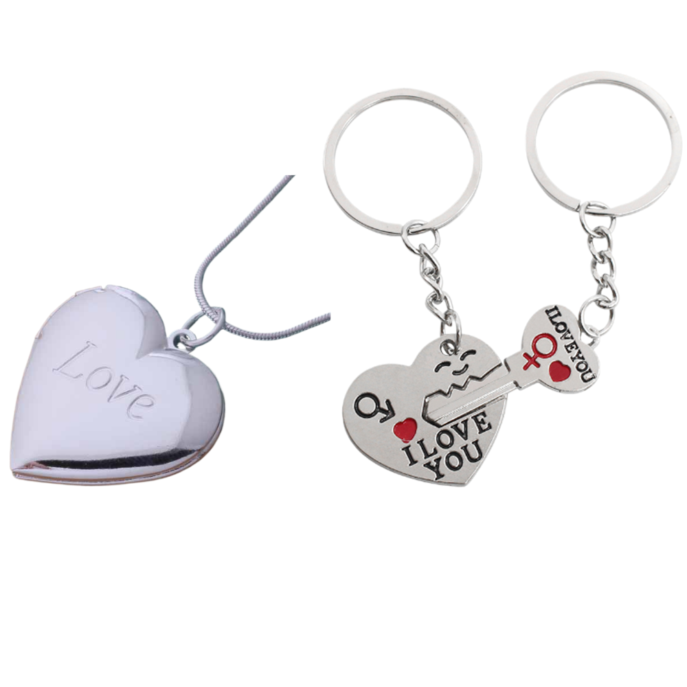 Кулон Love для влюбленных и парные брелки (U8069 8040)