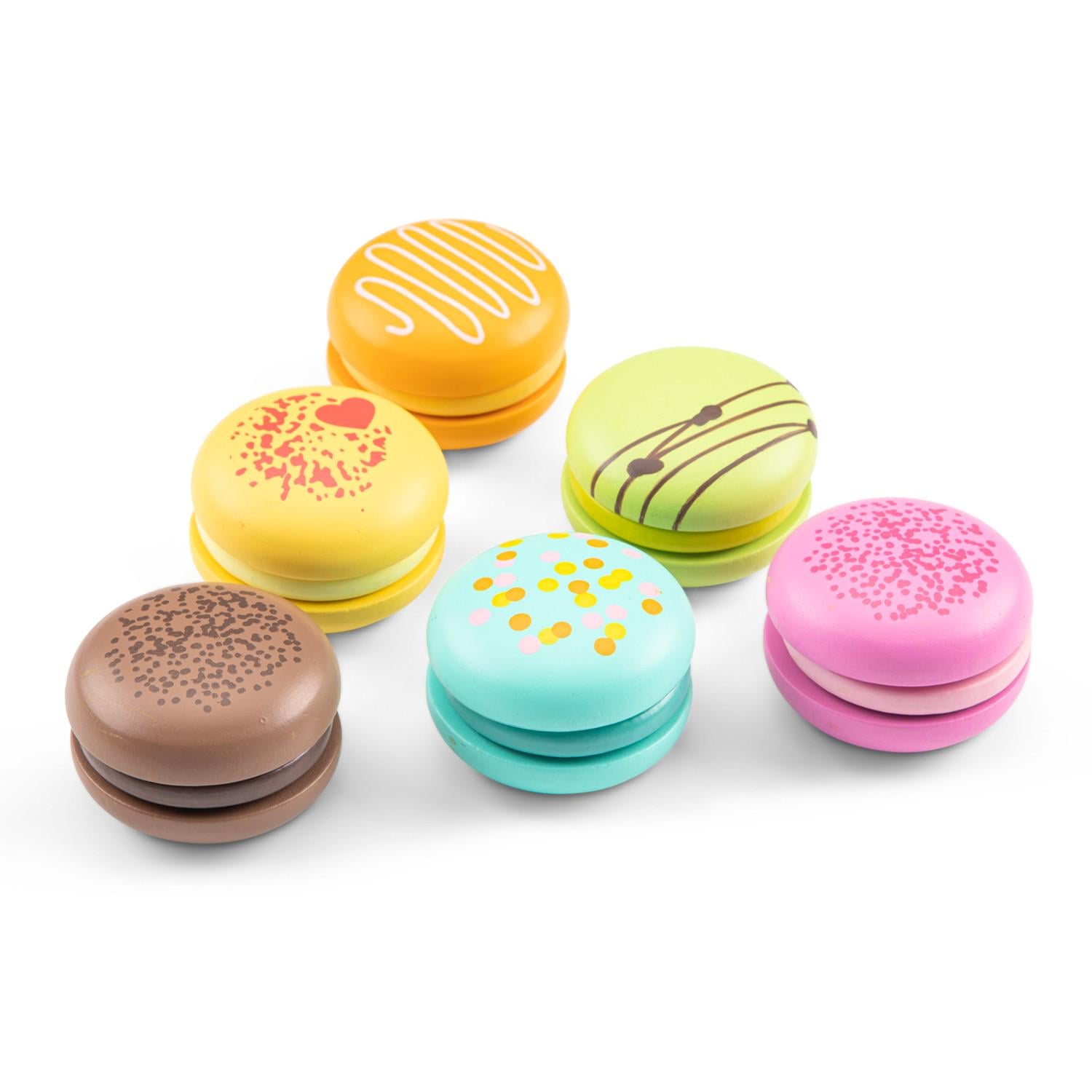 Ігровий набір New Classic Toys Тістетчка Macarons 6 штук 4,5х4,5х3,5 см Ігровий набір New Classic Toys Тістетчка Macarons 6 штук 4,5х4,5х3,5 см