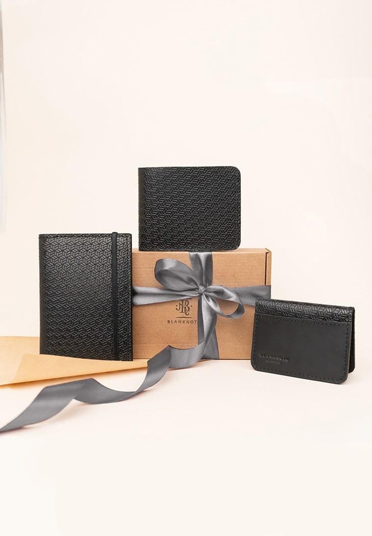 Набор подарочный кожаных аксессуаров мужской Милан (A-026222)