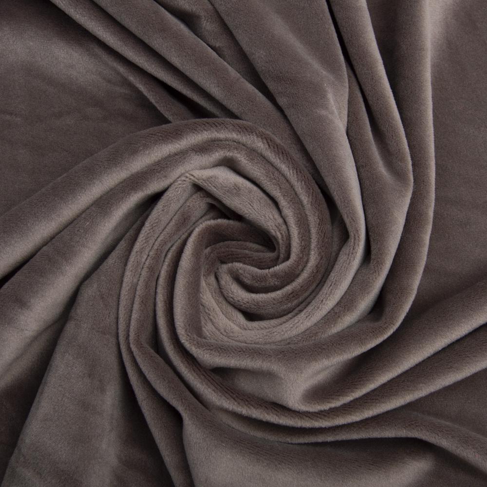 Ткань трикотаж однотонный Вельбо V-1463 Моко (23548)