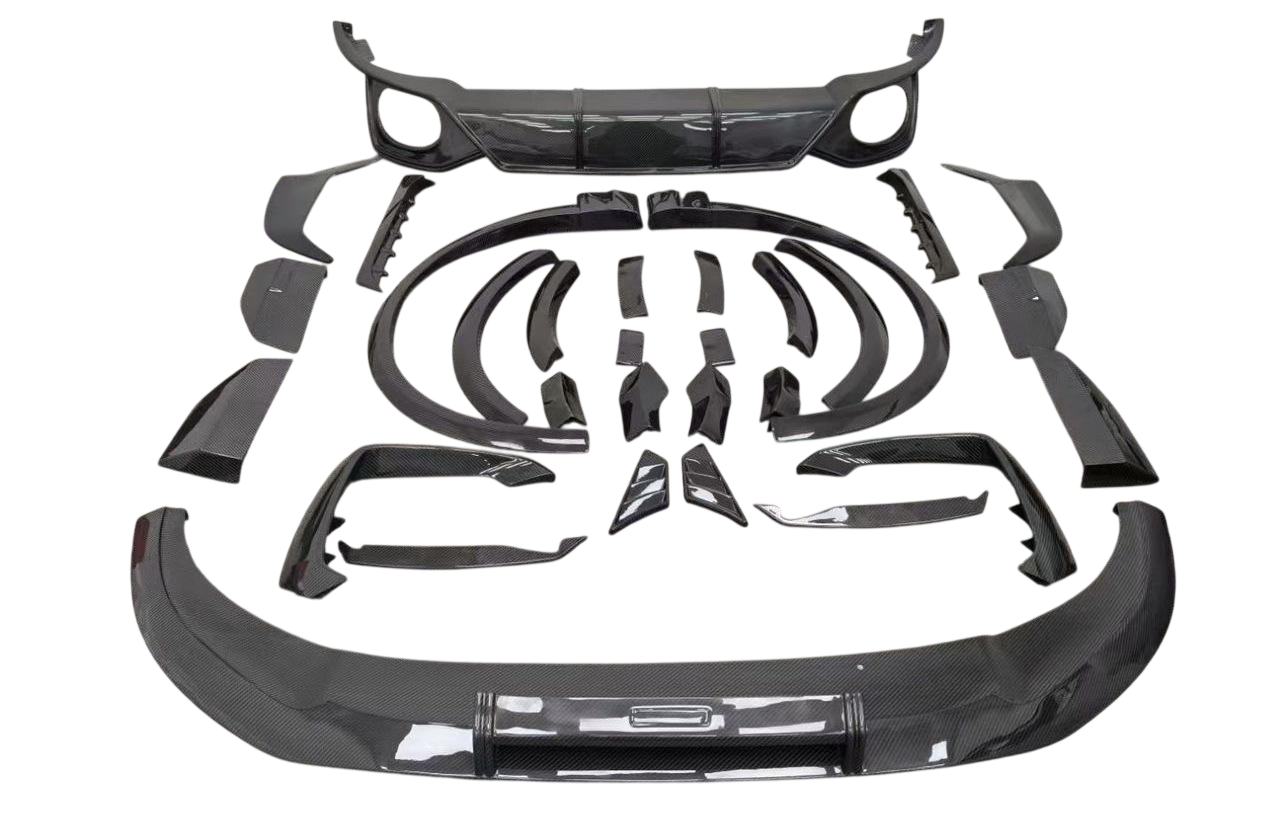 Комплект обвесов GBT Carbon Set для RSQ8 2024+ для Audi Q8 2018- гг. натуральный карбон под покраску (155178)