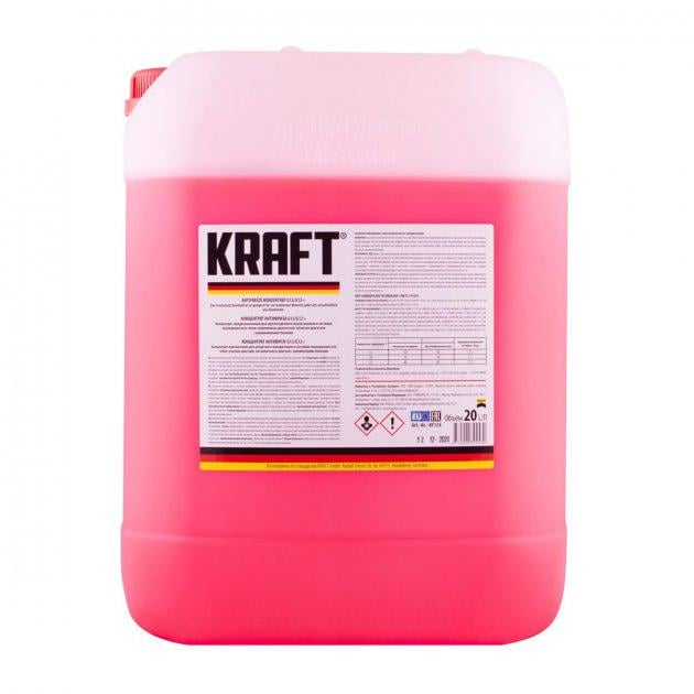 Антифриз концентрат Kraft 20 л Червоний (KF124)