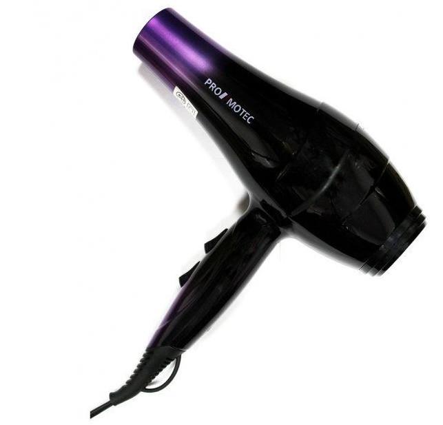 Ф для волос Promotec PM-2303 3000W с 2 насадками Черный (PM 2303) - фото 2