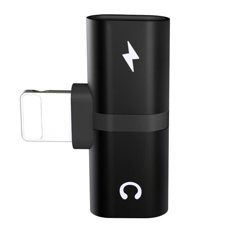 Адаптер Alitek 2в1 для наушников и зарядки Lightning (1196652611)
