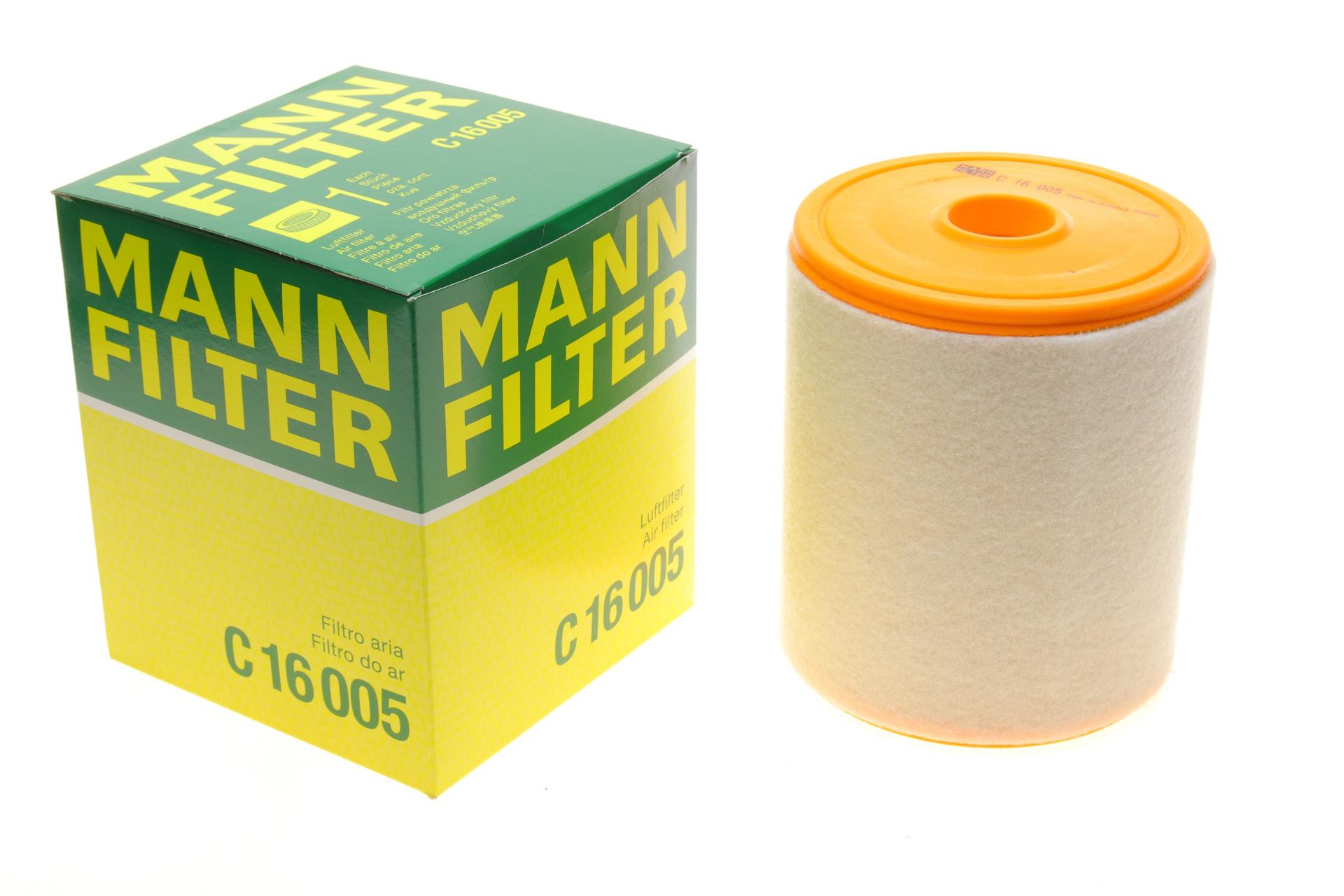 Фильтр воздушный Mann-Filter для Audi A6/A7 2,8FSI/3,0TDI/TFSI/4,0TFSI 11-18/Allroad 3,0TDI/TFSI 12- (C 16 005)
