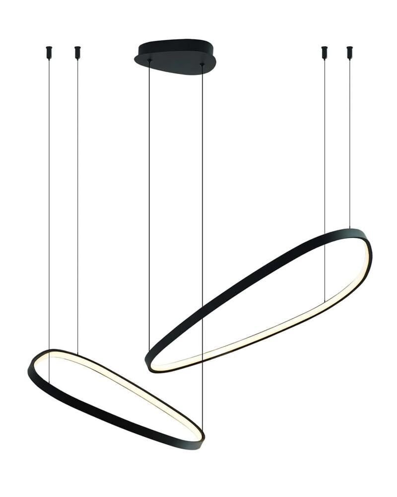 Люстра Goldlux 334091 Michelle LED 1x48W 4000K 7400Lm IP20 Черный (G334091)