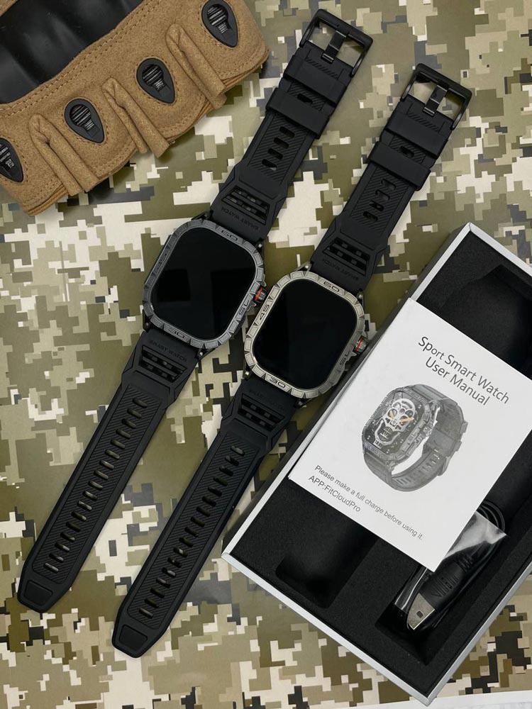 Смарт-годинник Modfit Navi Compass Ultra водонепроникні з компасом та можливістю дзвінків Black (1077-0303) - фото 8