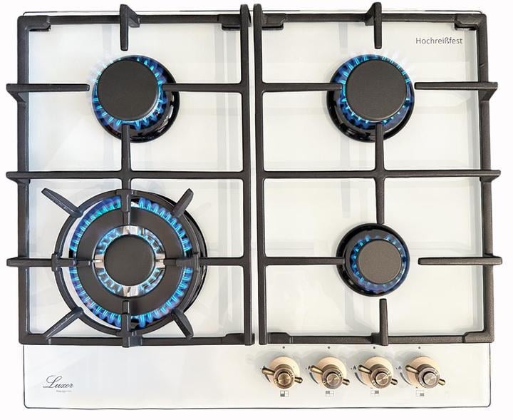 Варильня поверхня Luxor EG 740 Beige Kup WH з підставкою WOK (24508304)