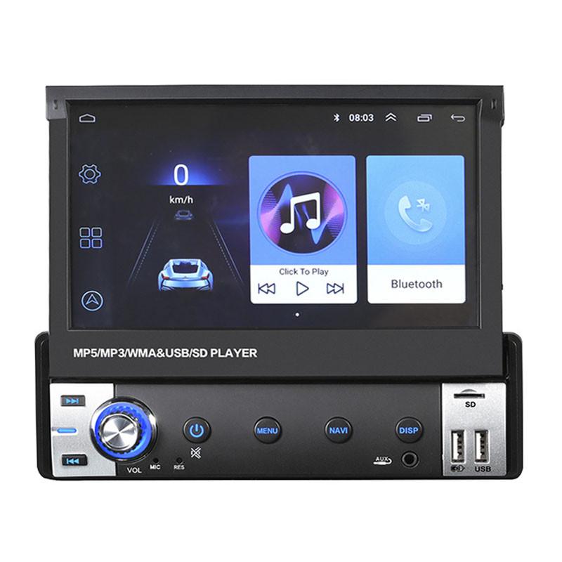 Автомагнитола 1DIN HEVXM 9602 с выдвижным экраном 7" 1/16GB Wi-Fi Optima GPS Android