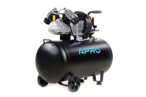 Компрессор двухцилиндровый Apro OFD-100MX 8 бар 2,8 кВт 430 л/мин 100 л 2 краны с маслом 0,2 л (2969024652)