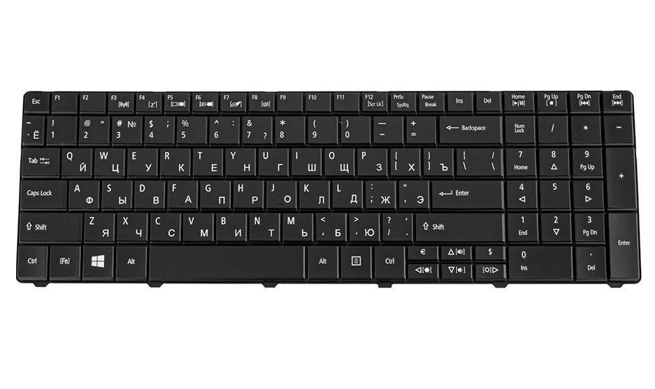 Клавиатура для ноутбука Acer TravelMate 5542G Черный (162373)