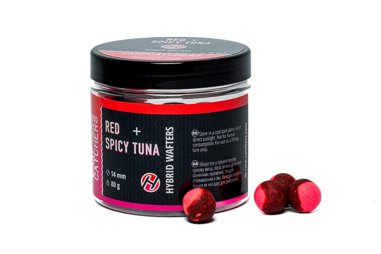 Бойлы Hybrid Wafters Carp Catchers Red&Spicy Tuna 14 мм