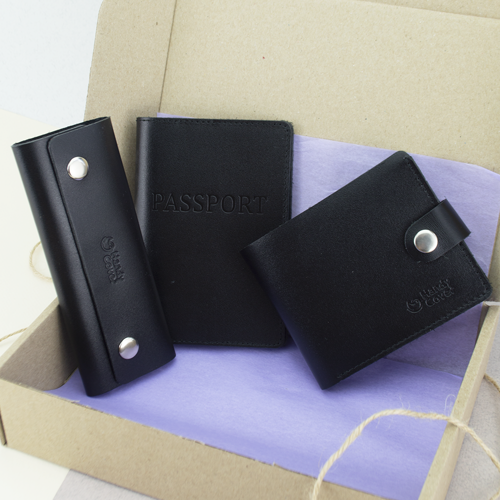 Подарочный мужской набор №62 3 предмета Черный