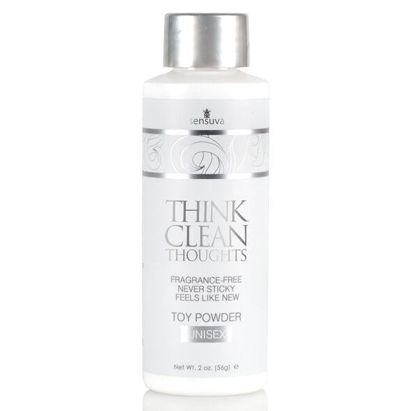 Пудра для ухода за игрушками Sensuva Think Clean Thoughts Toy Powder 56 г - фото 1