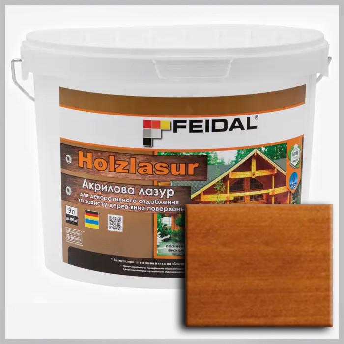 Лазурь акриловая Feidal Holzlasur 9 л Тик (27581643)