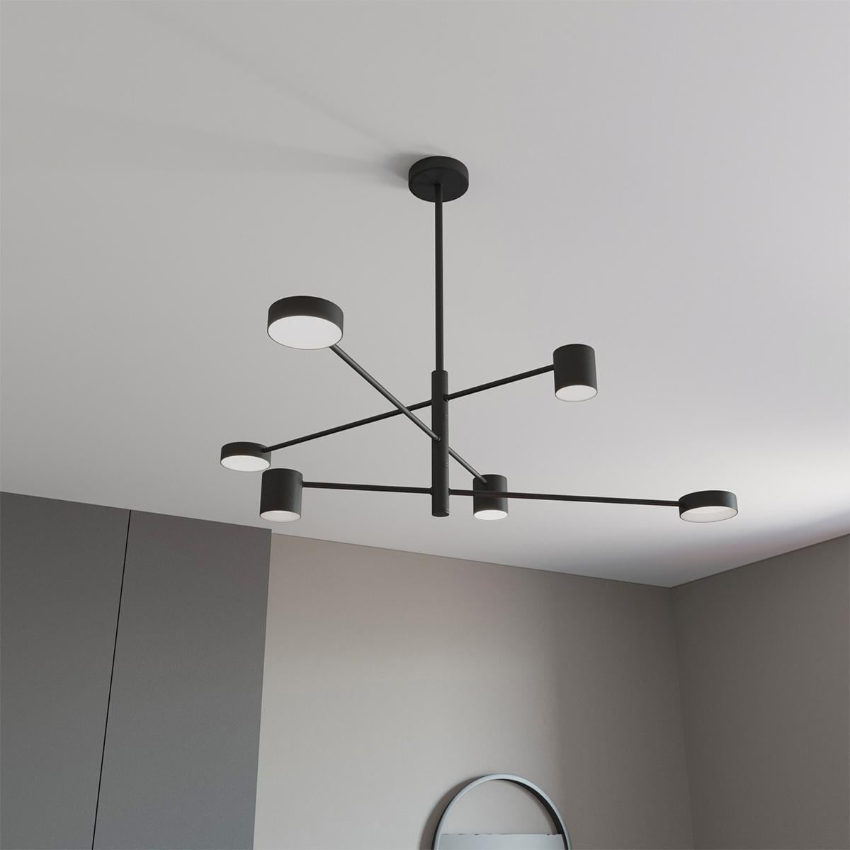 Люстра MJ-Light WINK 6 4000K BK (16001)