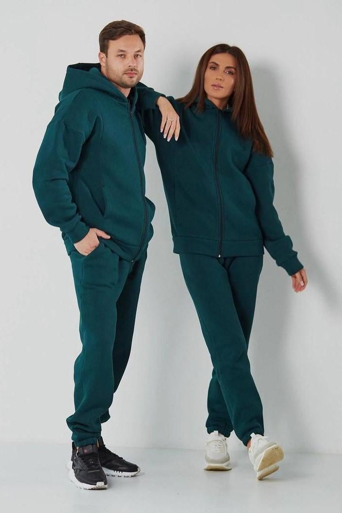 Прогулочный костюм унисекс на замке М115.4 S Зеленый (351-1-60)